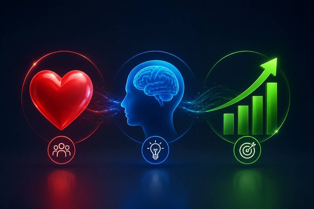 Business leader focusing on employee engagement, brand trust and market share growth